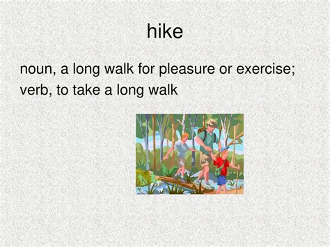 hike noun .
